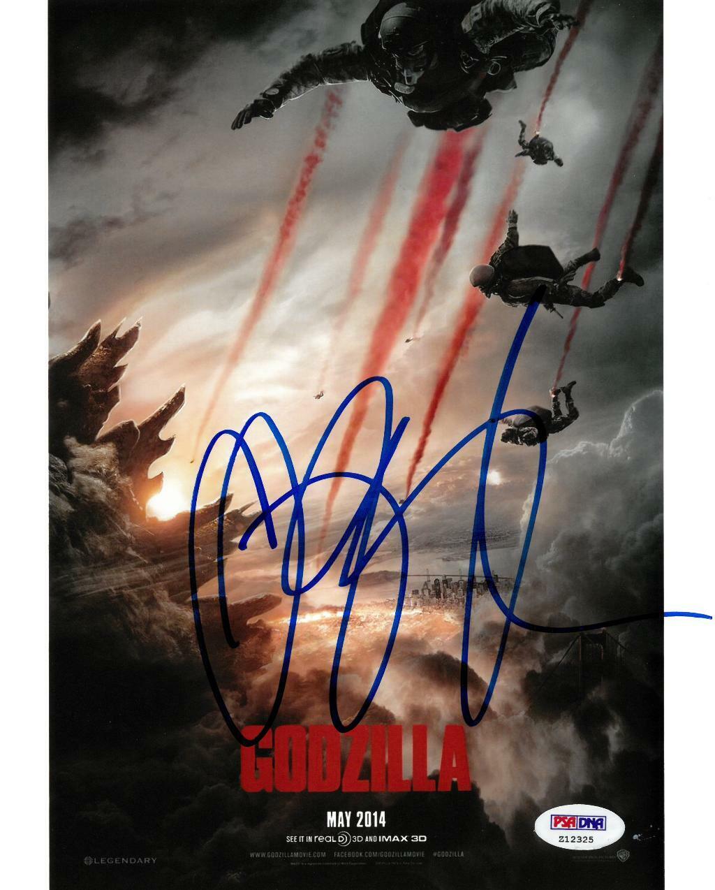 Aaron Taylor Johnson Signed Godzilla Autographed 8x10 Photo Poster painting PSA/DNA #Z12325