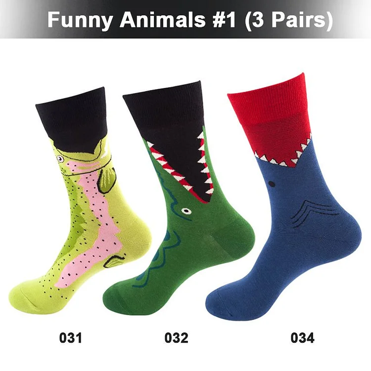 Funny Casual Fashion Crew Socks