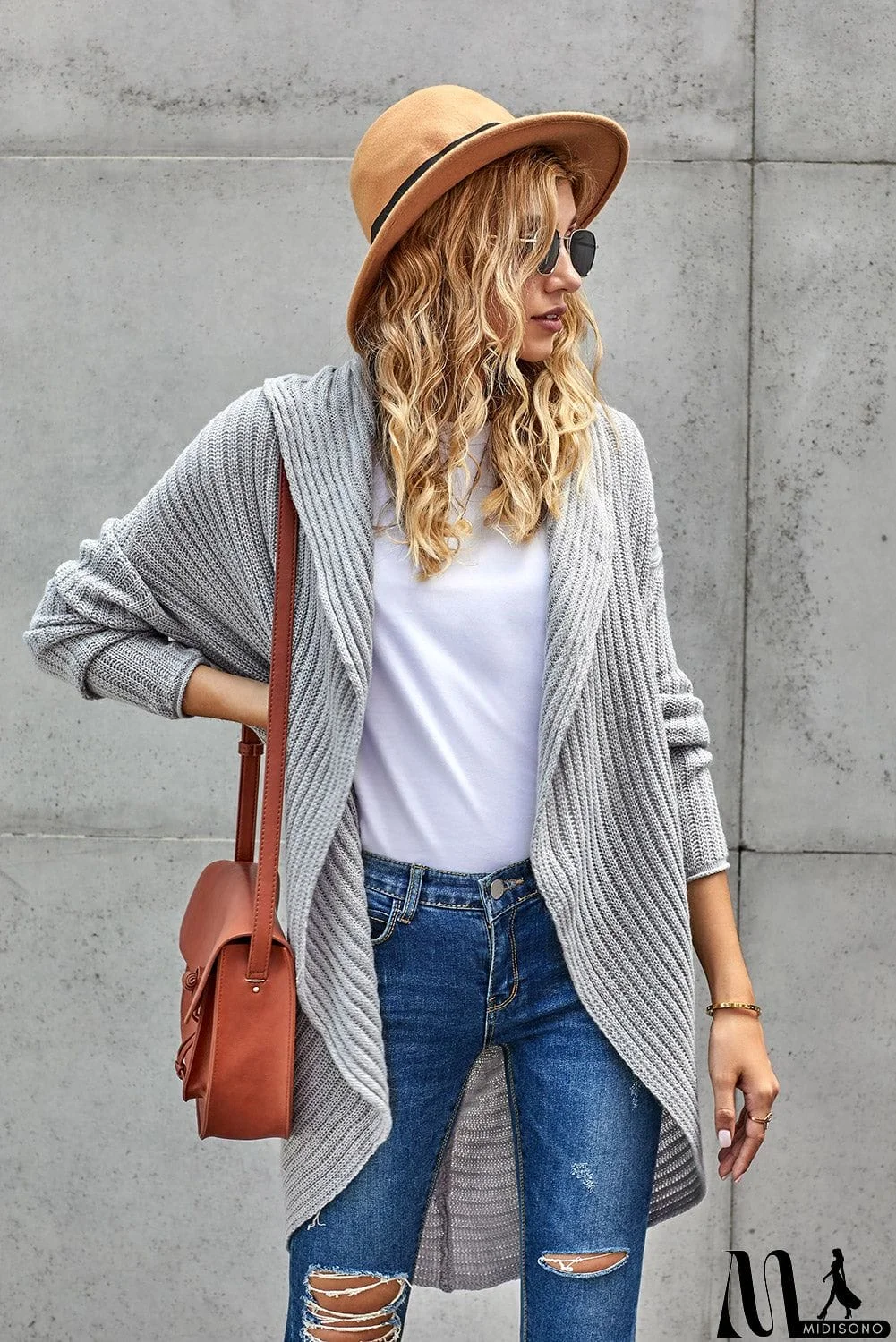 MidiSono - Cashmere Blend Convertible Cardigan