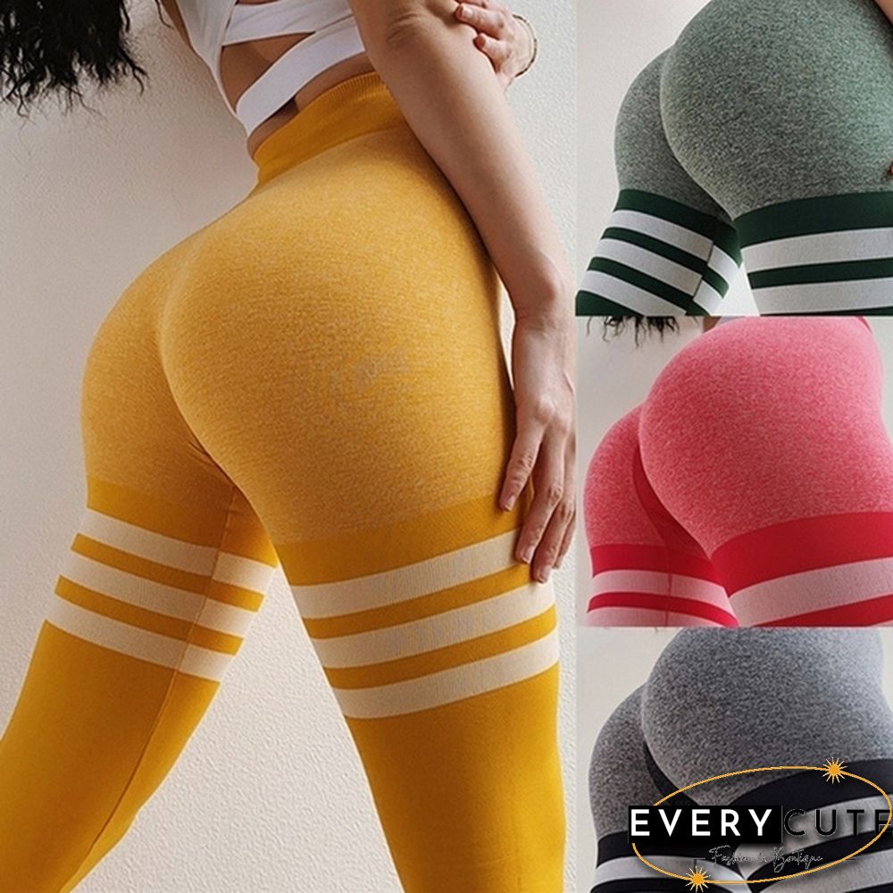 New Women's Sports Yoga Pants Gym High Waist Leggings Running Tights Fitness Leggings Sportswear
