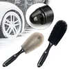 Car Wheel Wash Brush Soft Bristle Tire Cleaning Brushes Tools Car Tire Rim Brush