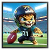 Jacksonville Jaguars Football-11CT Stamped Cross Stitch 40*40cm