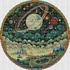 Starry Sky-14CT Stamped Cross Stitch 34*34cm/13.39*13.39in tapestrymarket