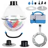 [US Local Warehouse] Balloon Stuffer Filling Tool with Air Pump & Expander Tool Balloon Stuffing Machine Set for Wedding Christmas Birthday Party Decoration (Multi port 2-in-1)