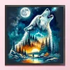 Timberwolf-11CT Stamped Cross Stitch 45*45cm/17.72*17.72in