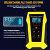 12V6A EU Battery Charger Smart Fast Charger with Intelligent Pulse Repair Battery Smart Fast Charge Tool Digital Display High Power Fast Chargers Universal for Cars and Motorcycles