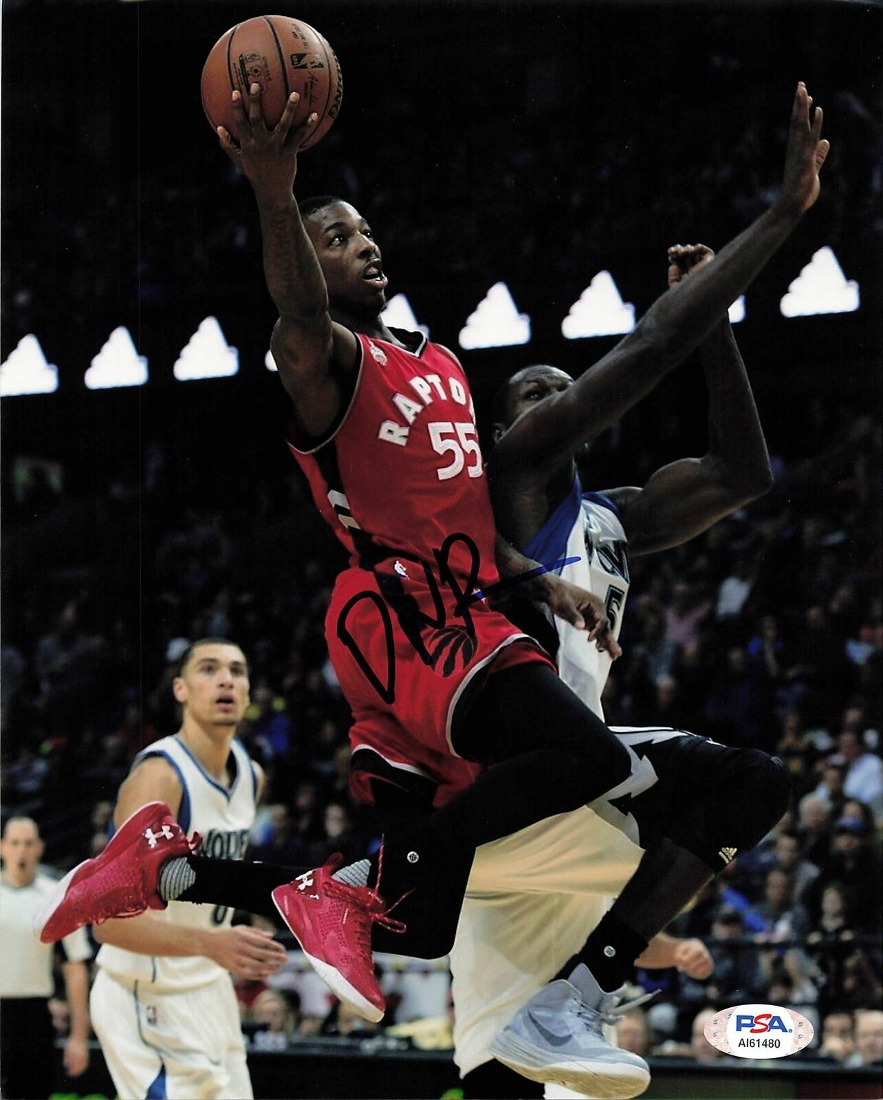 Delon Wright signed 8x10 Photo Poster painting PSA/DNA Toronto Raptors