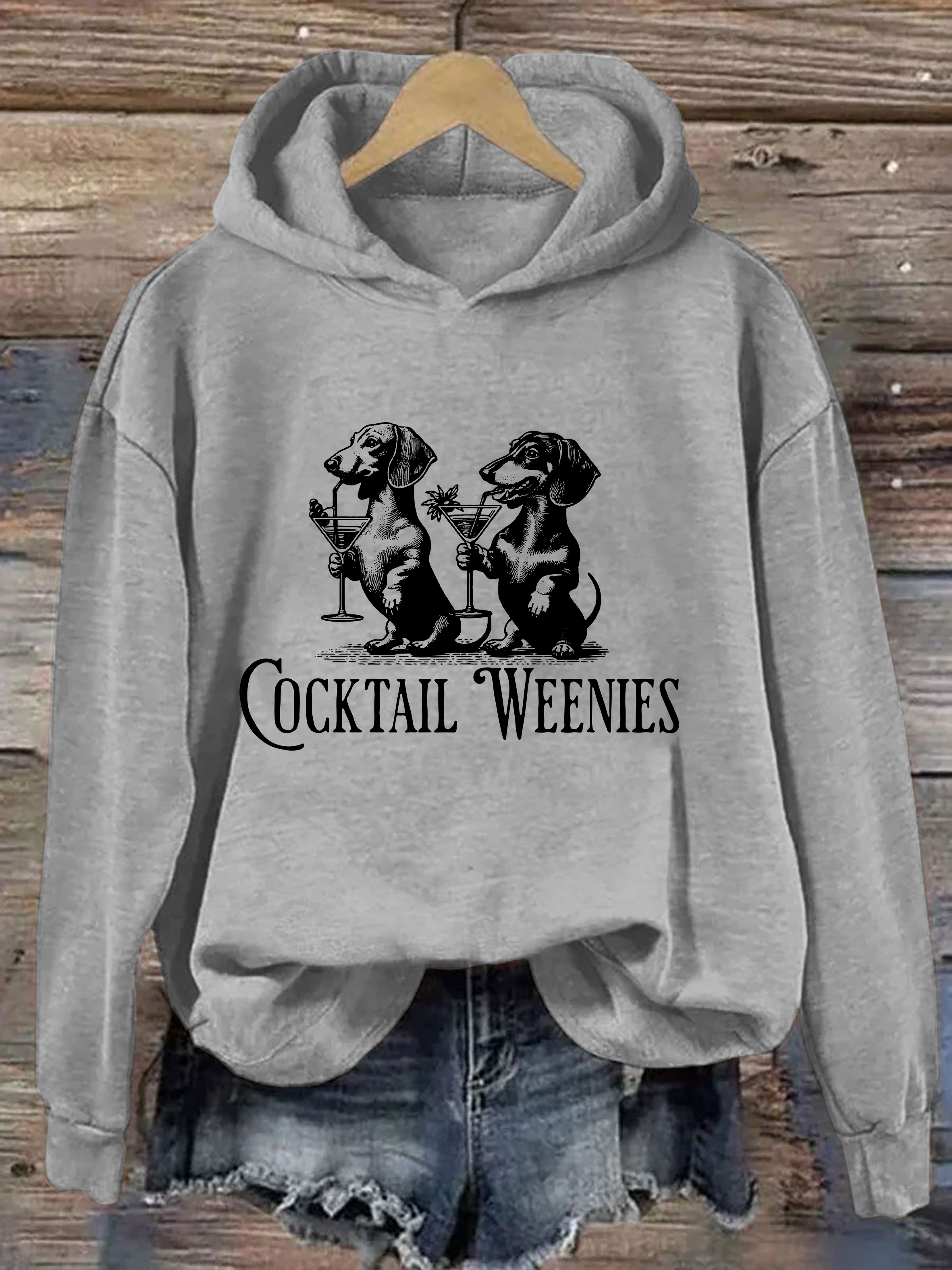 Cocktail Weenies Dachshund Hoodie