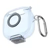 TPU Earphone Case Fit for Anker Soundcore P31i with Safety Lock and Carabiner TPU Shockproof Cover Anti Drop Earbuds Accessories