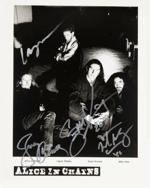 REPRINT - ALICE IN CHAINS Layne Autographed Signed 8 x 10 Glossy Photo Poster painting Poster