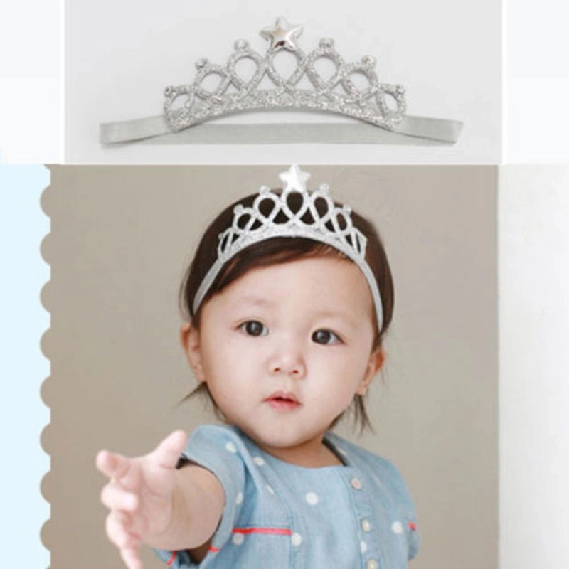 Baby Hair Band Crown Children’s Hair Accessories Baby Hair Band Girl’s Headdress 100 Days Full Moon Birthday