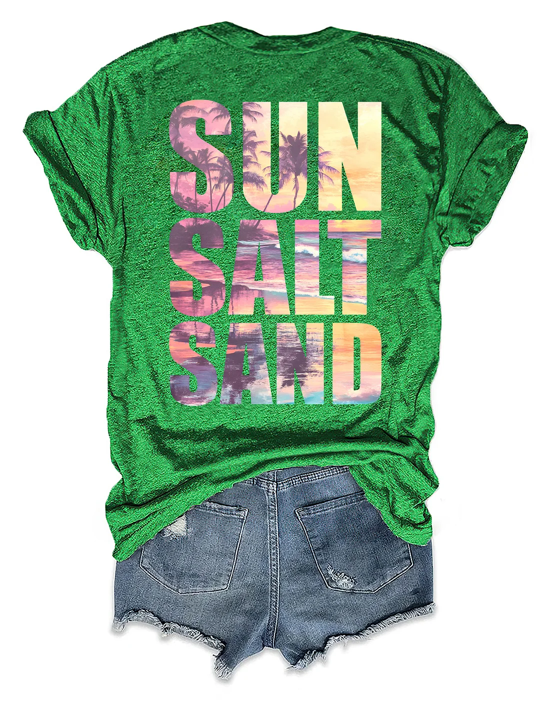 Retro Summer Sun Salt Sand T-shirt