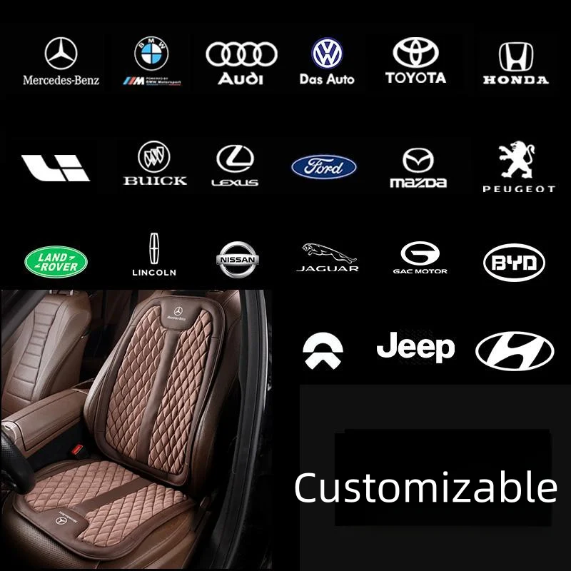 Car Seat Cushion Deerskin Car Winter Short Plush Seat Cushion Seat Headrest