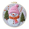 Snowman-Embroidery Kit