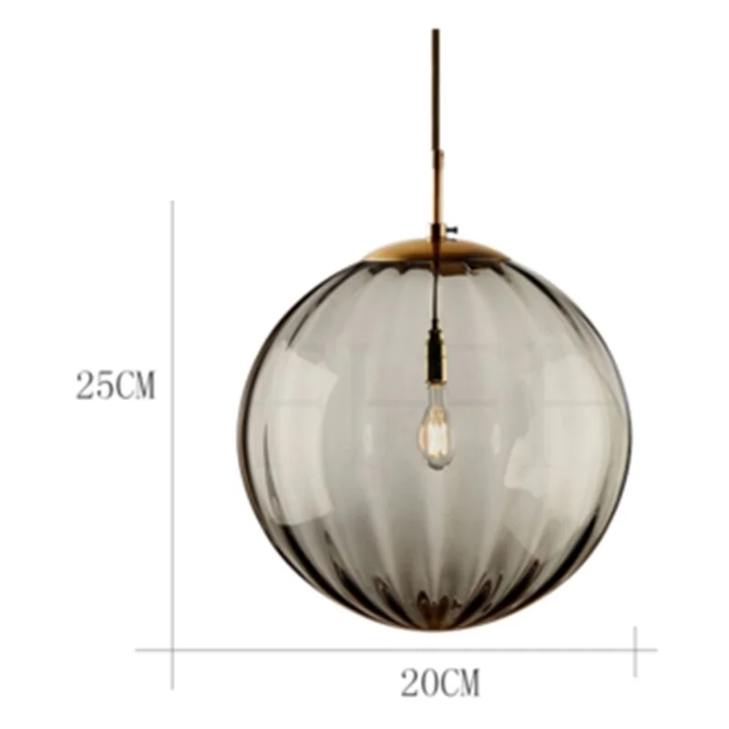Modern LED Colorful Glass Pendant Lights Lighting Nordic Loft Restaurant Living Room Bedroom Bedside Indoor Decor Light Fixtures