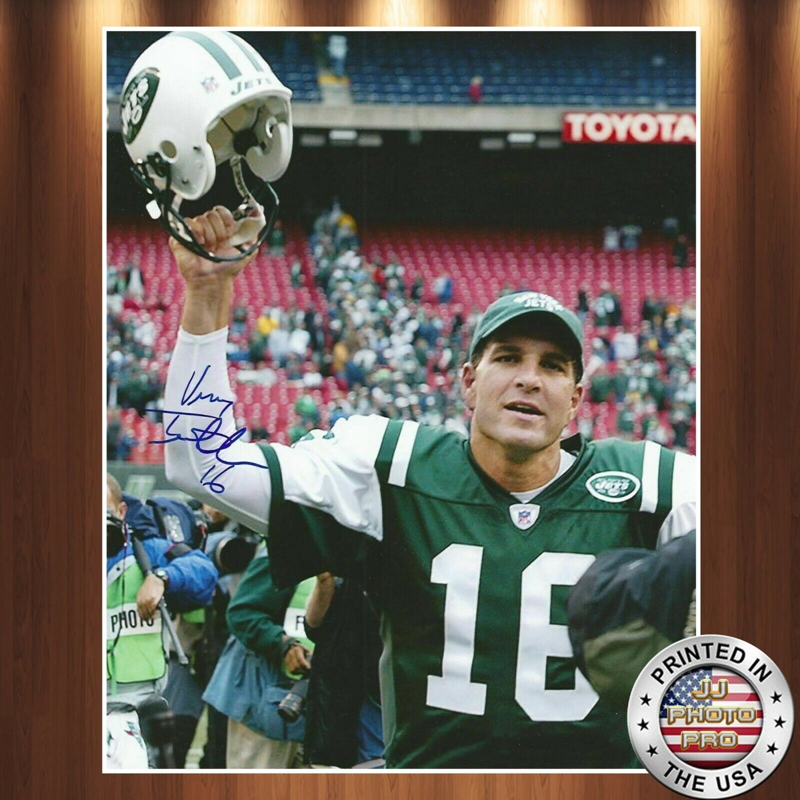 Vinny Testaverde Autographed Signed 8x10 Photo Poster painting (Jets) REPRINT