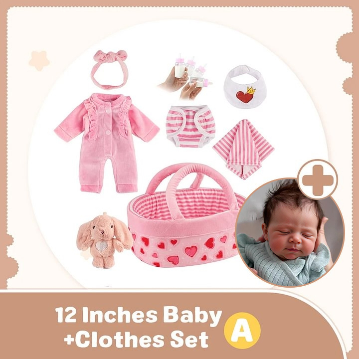 Asleep Awake Baby Doll - Rose Garden main image 1