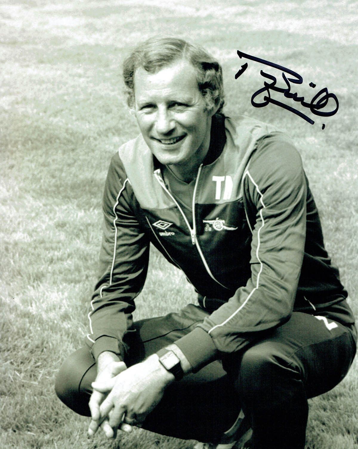 Terry NEILL Signed Autograph 10x8 Photo Poster painting B AFTAL COA Arsenal FC Football