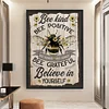 Bee Kind-11CT Stamped Cross Stitch 40*60cm (Big Size)