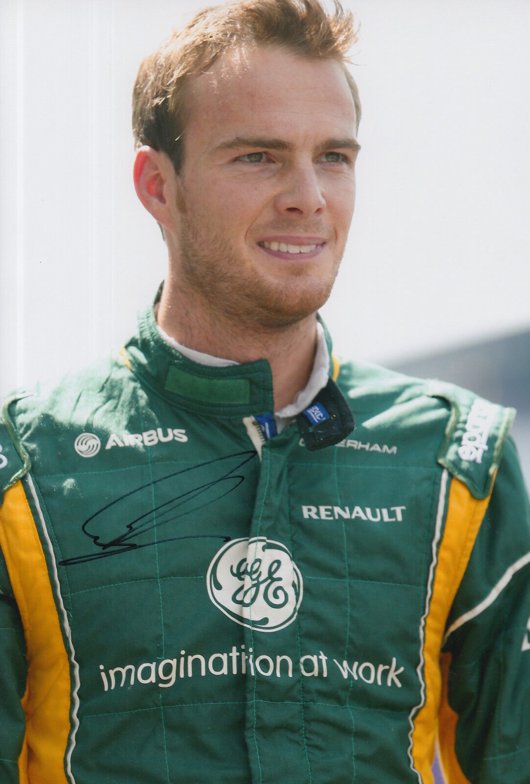 Giedo van der Garde Hand Signed 12x8 Photo Poster painting Caterham F1 5.