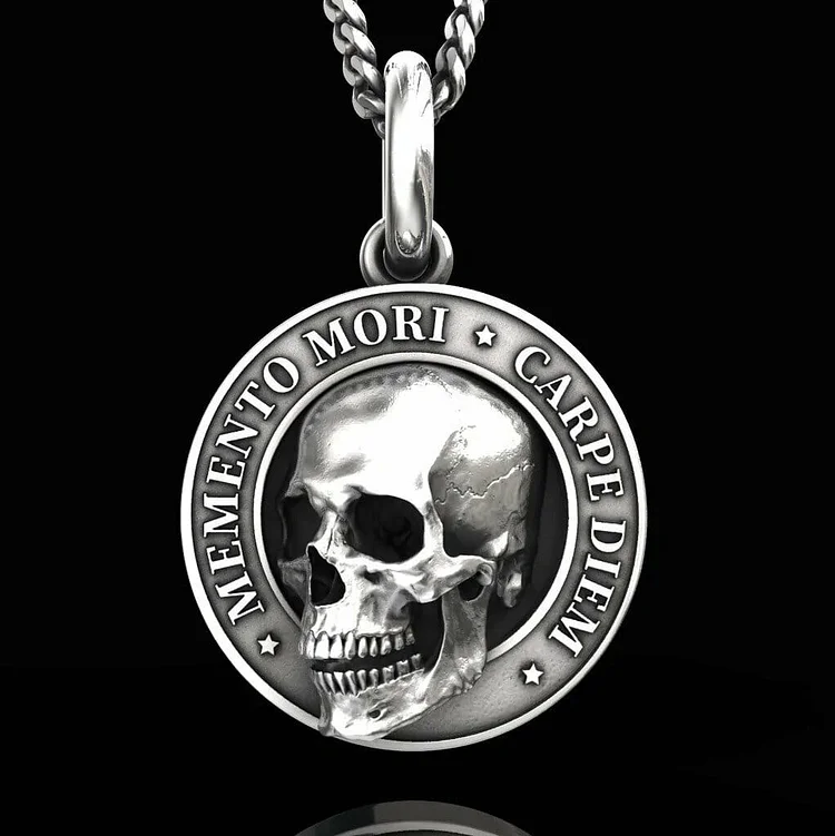 Memento Mori Skull Pendant