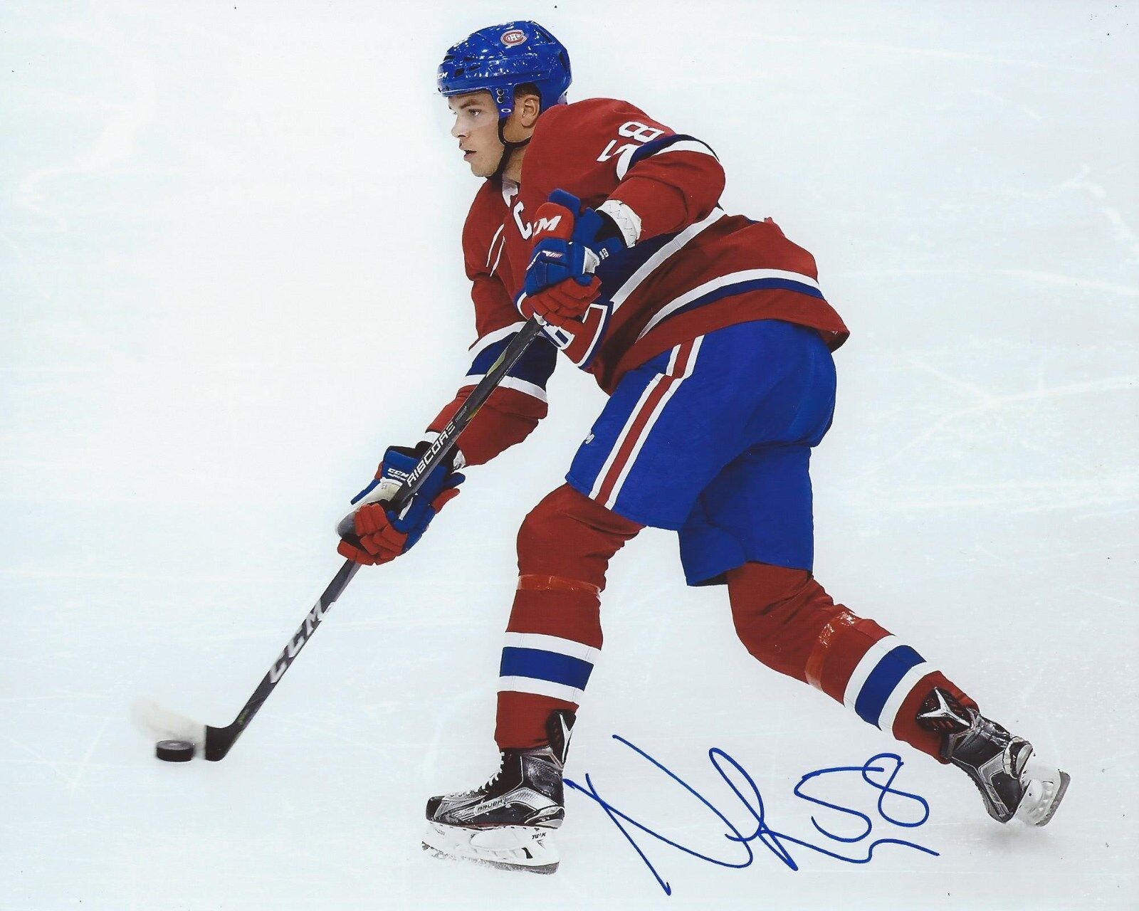 Noah Juulsen Signed 8x10 Photo Poster painting Montreal Canadiens Autographed COA