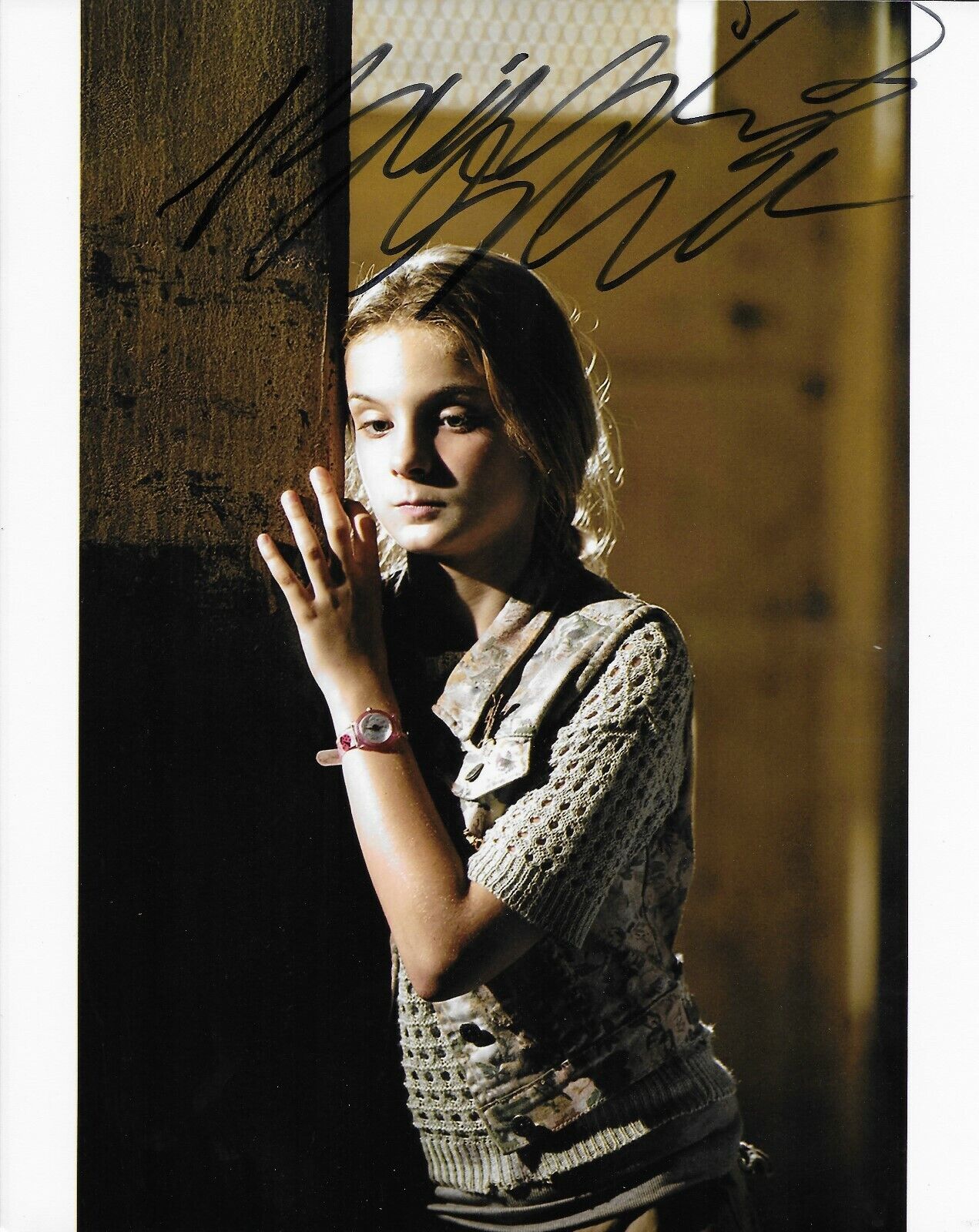 Brighton Sharbino The Walking Dead autographed Photo Poster painting signed 8x10 #11 Lizzy