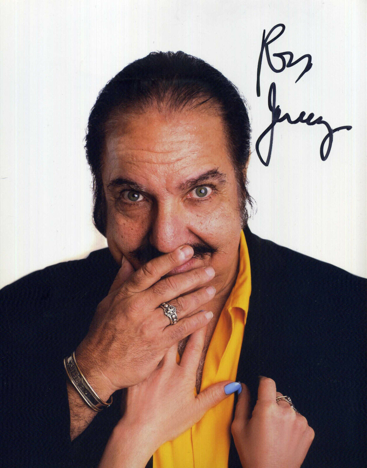 RON JEREMY Signed Photo Poster paintinggraph - Adult Film Actor - Preprint