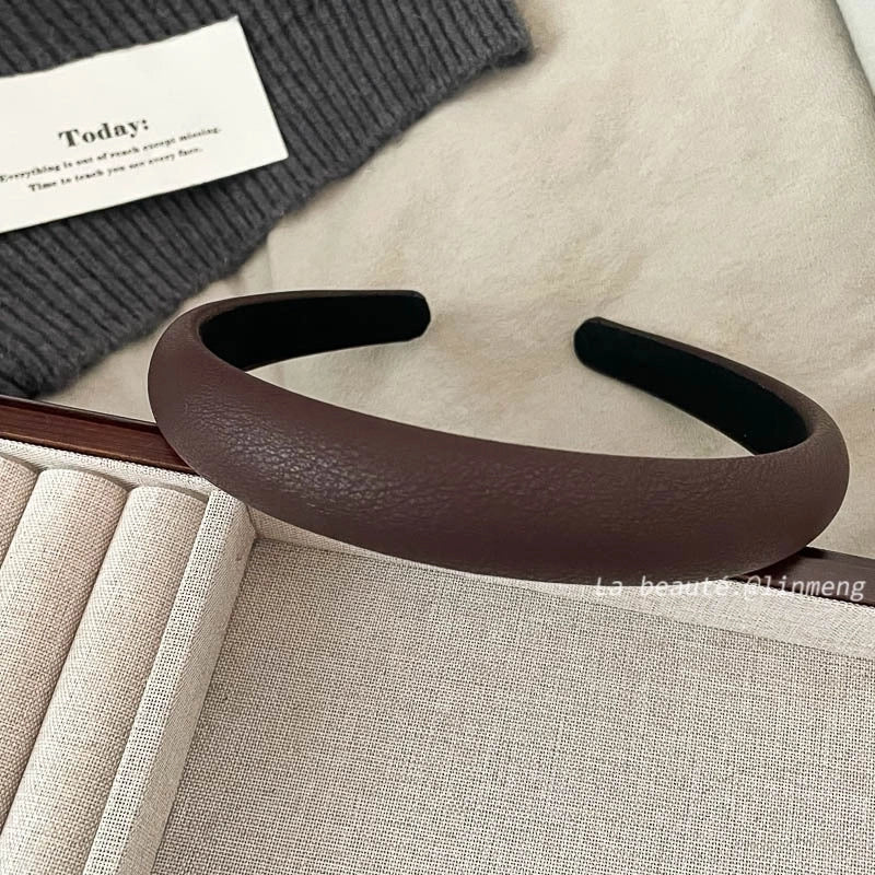 Elegant Retro Solid Color Cloth Hair Band
