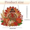 Turkey DIY Diamond Painting Pendant Acrylic Rhinestone Art 9.41x8.78inch