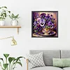 Violet Flowers-Paint by Numbers Acrylic Painting 40*40CM