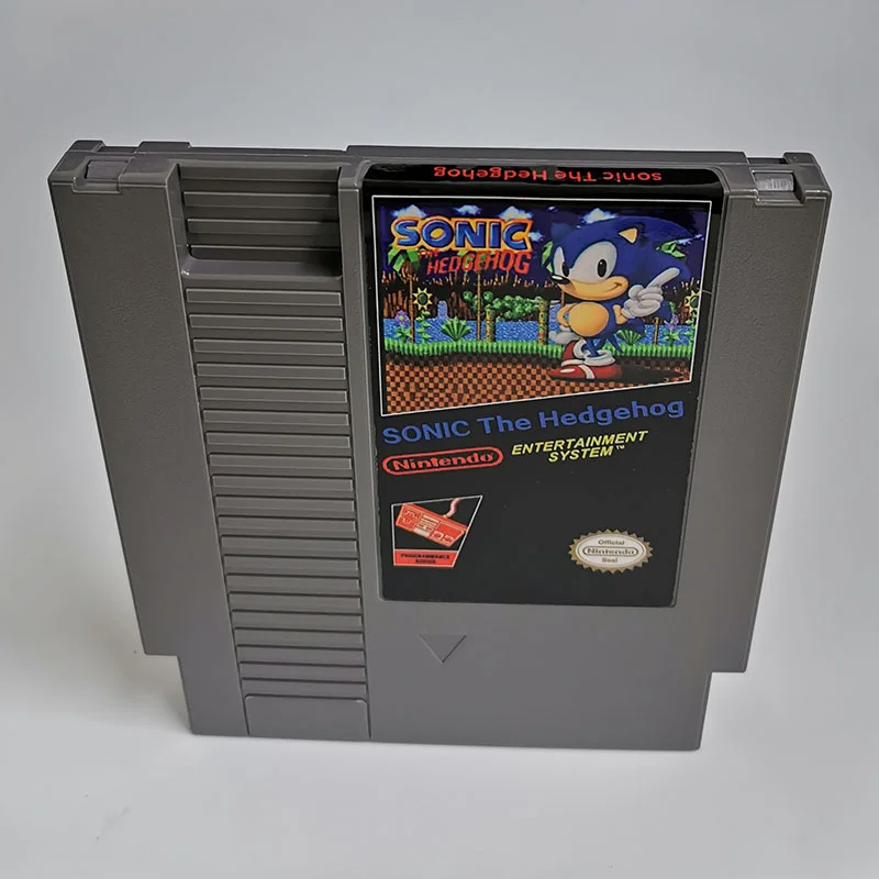 Sonic The Hedgehog For Nintendo NES - 8 Bit Game Cartridge