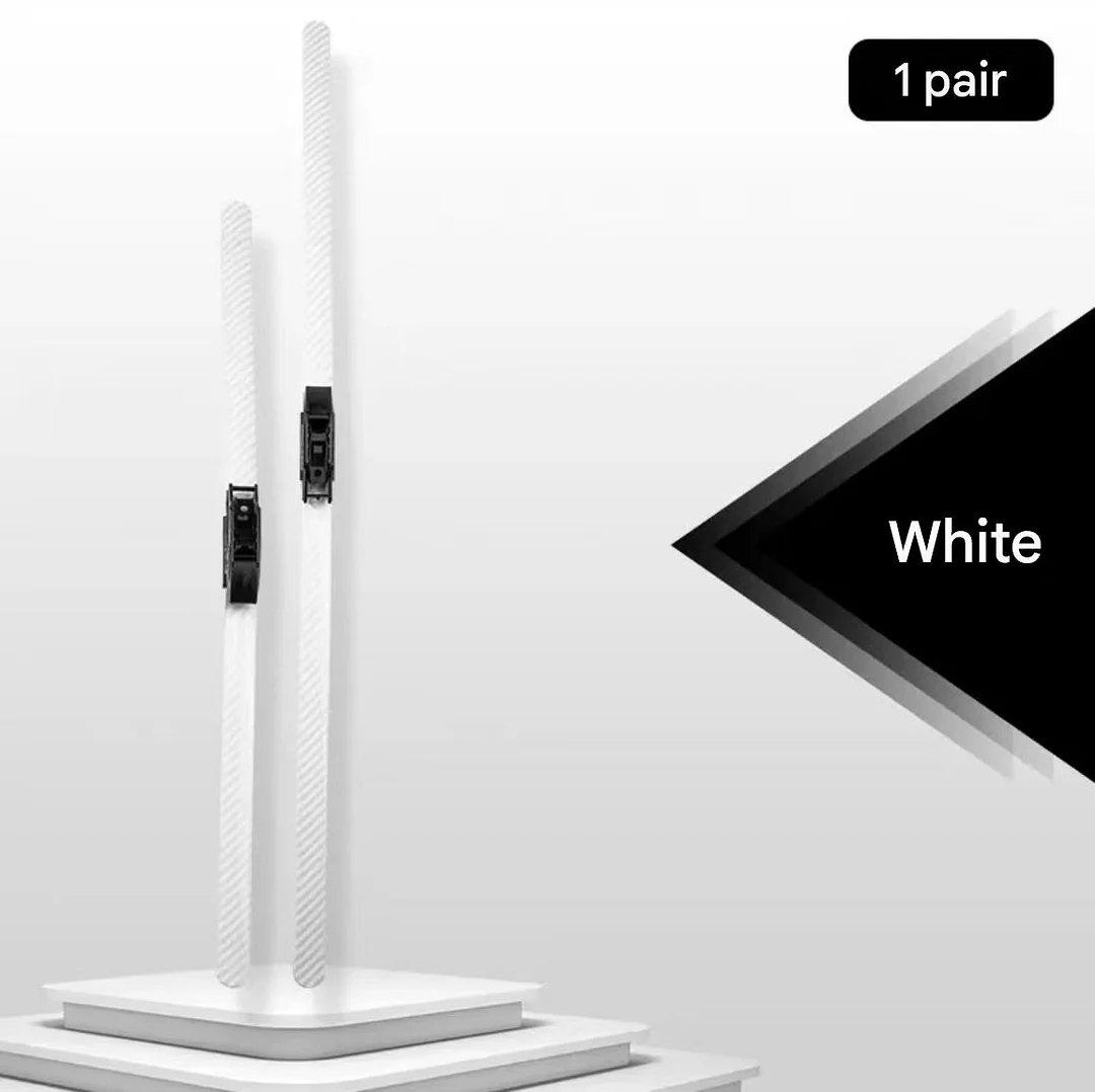 Automotive carbon fiber colored windshield wipers (2 pieces)