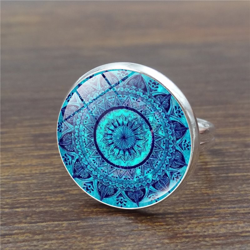 Mandala Flower Ring