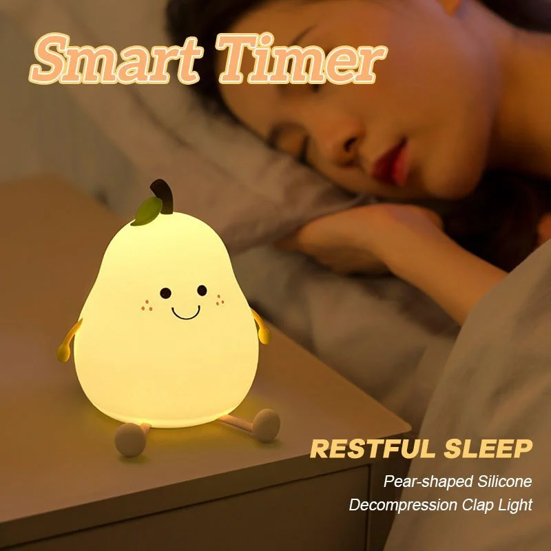 cute pear shaped night light