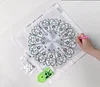 DIY Diamond Painting White Flower Wall Clock Craft Art Decor