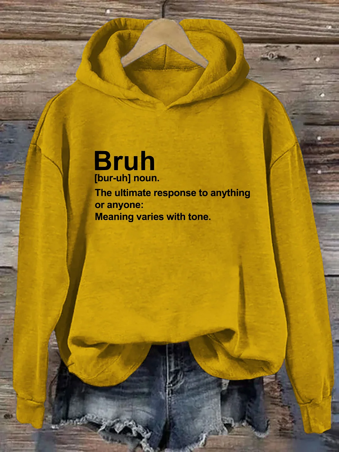 Bruh Definition Hoodie