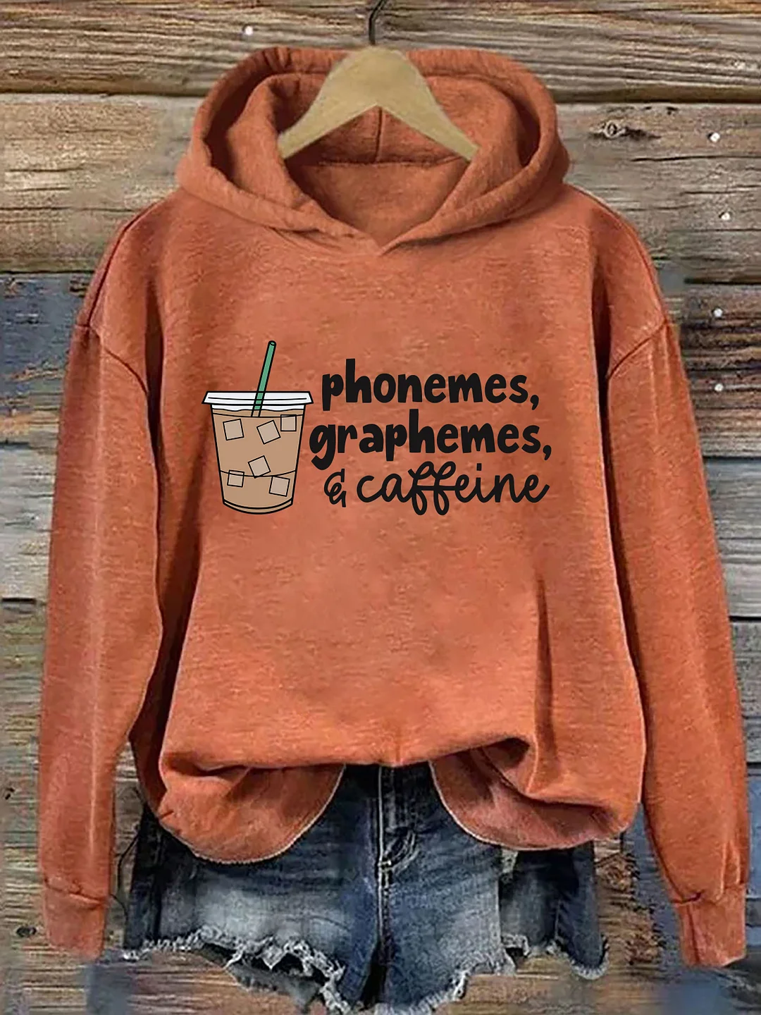 Phonemes Graphemes And Caffeine Hoodie