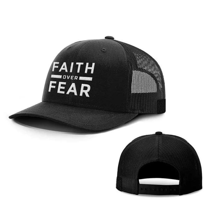Faith Over Fear Printed Comfortable Baseball Cap