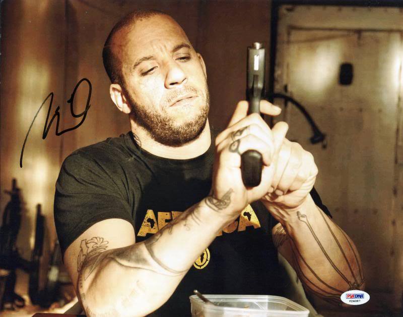 Vin Diesel Fast & Furious 6 Signed Authentic 11X14 Photo Poster painting PSA/DNA #V24087