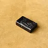 Handcrafted natural ebony men's kerosene lighter made from a single piece of wood