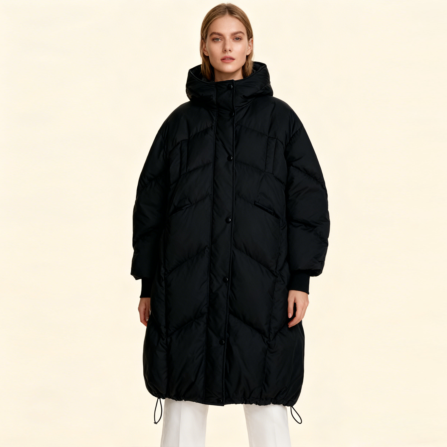 Women's Down Jacket Thickened Version REAL SILK LIFE