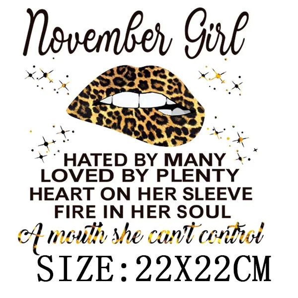 Beautiful Lip Thermal Stickers On T-shirt DIY Washable Patches On Clothes Sex Design  Iron On Transfers On Hoodies Bag Appliqued