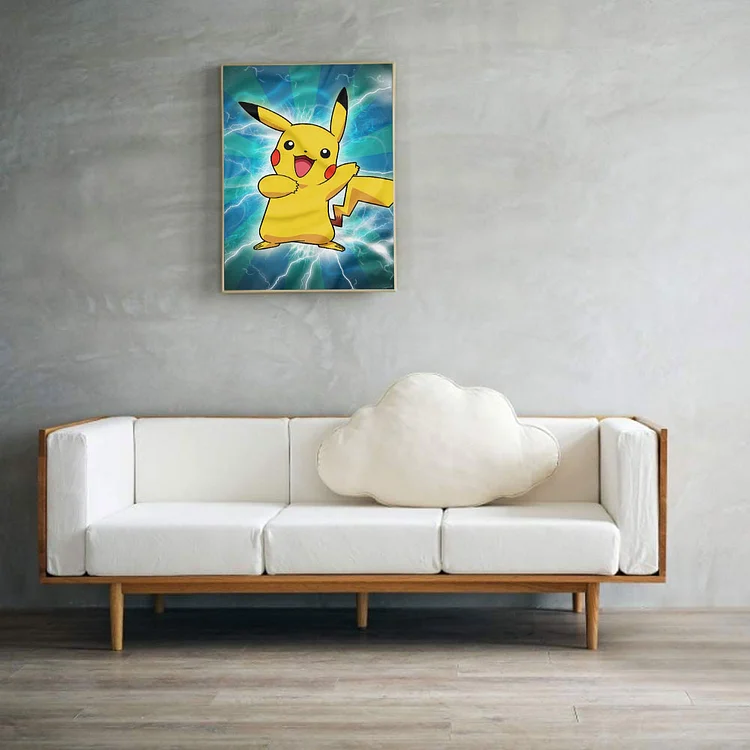 Pokemon Pikachu AB Drills Diamond Painting Watercolor Silhouette 5D Kits  Rhinestones Cartoon Art Full Mosaic Embroidery Decor