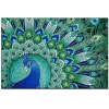 Green peacock | Full Round Diamond Painting Kits