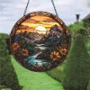 Acrylic Pendant Window Porch Home Decoration Double-Sided Pattern Chain Hanging Sign