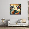 Cat And Bird-11CT Stamped Cross Stitch 40*40cm/15.75*15.75in tapestrymarket