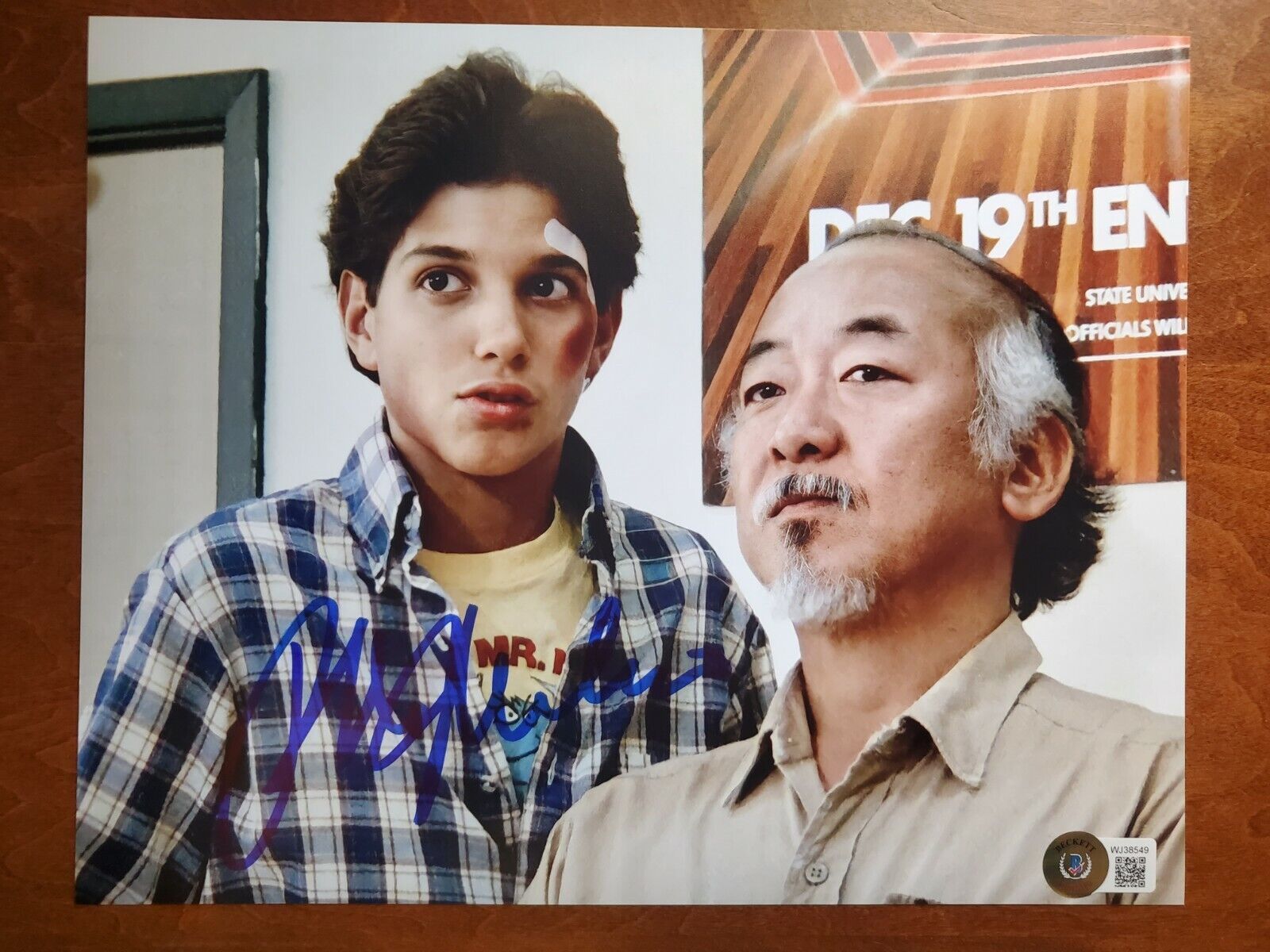 Ralph Macchio Signed Karate Kid Conra Kai Photo Poster painting 8x10 beckett