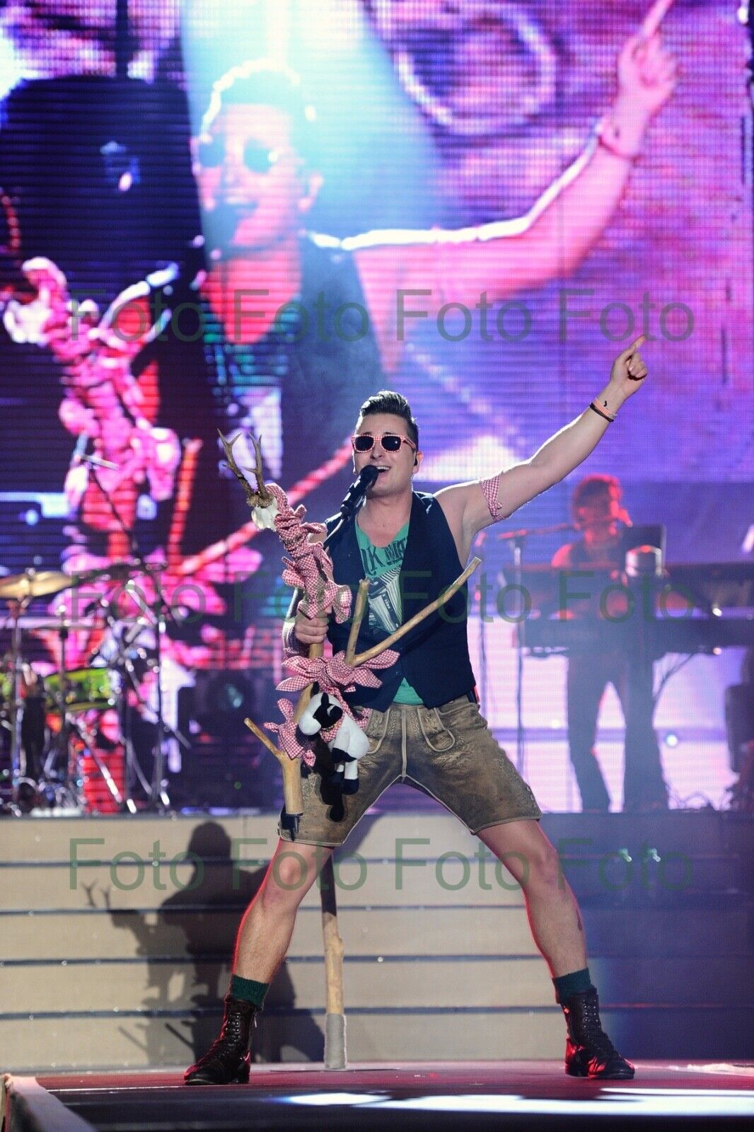 Andreas Gabalier Volks Musik Foto 20 x 30 cm ohne Autogramm (Be-28