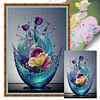 Vase-11CT Stamped Cross Stitch 40*60cm/15.75*23.62in(Big Size)